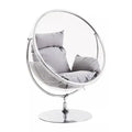 Galway Hanging Chair With Grey Cushions