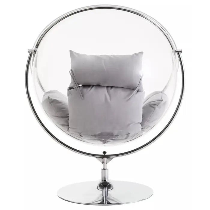 Galway Hanging Chair With Grey Cushions