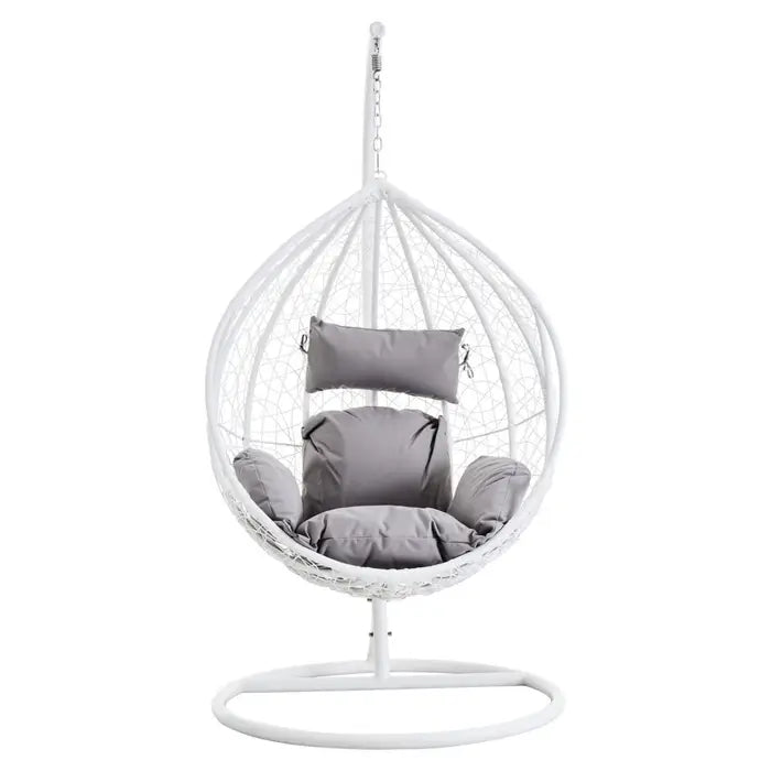 Galway Cut Out Sides White Hanging Chair