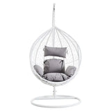 Goa Cut Out Sides White Hanging Chair