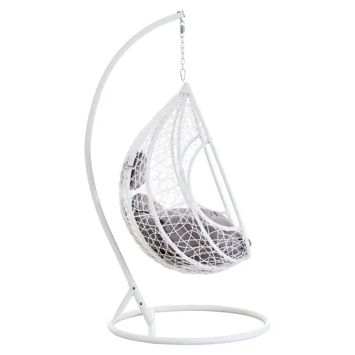 Galway Cut Out Sides White Hanging Chair