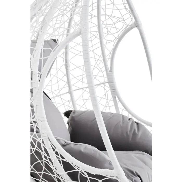 Galway Cut Out Sides White Hanging Chair