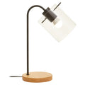 Shaoguan Matte Black Curved Table Lamp