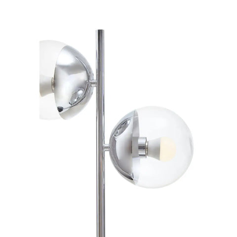 Revive Large Silver Finish Metal Table Lamp