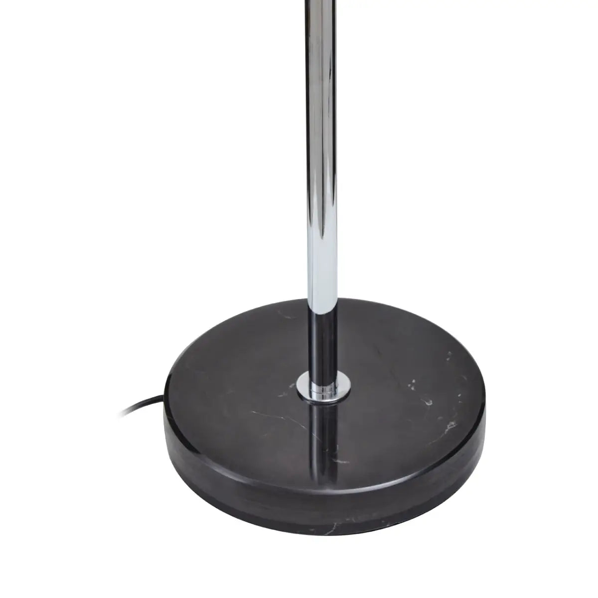 Reverend Large Silver Finish Metal Table Lamp