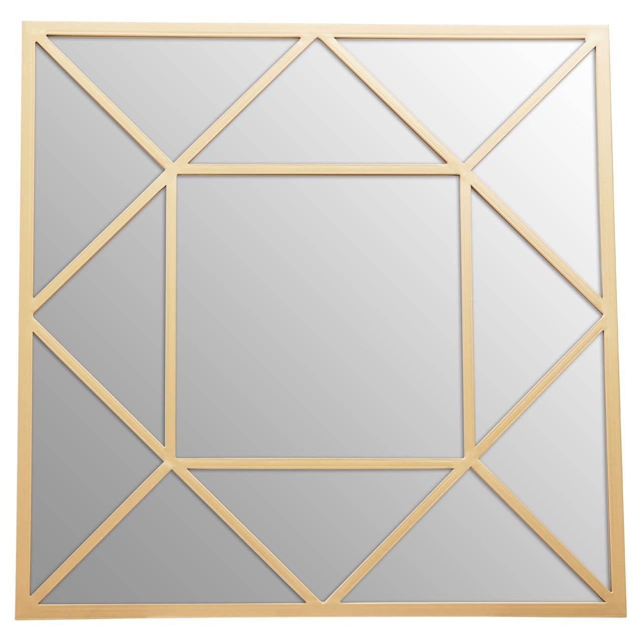 Desile Gold Frame Wall Mirror