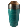 Carlim Large Ribbed Ceramic Vase