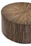Barida Bamboo Inlay Round Coffee Table