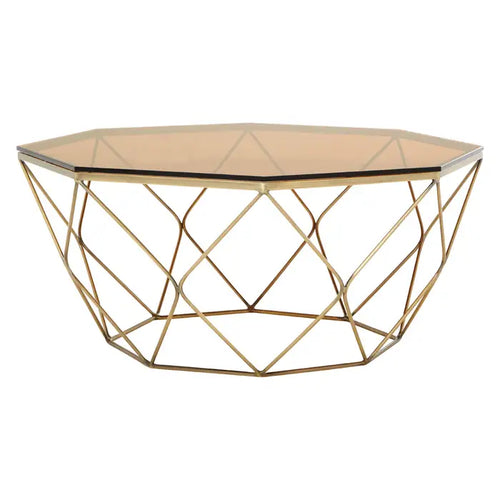 Arise Brushed Bronze Tapered Coffee Table