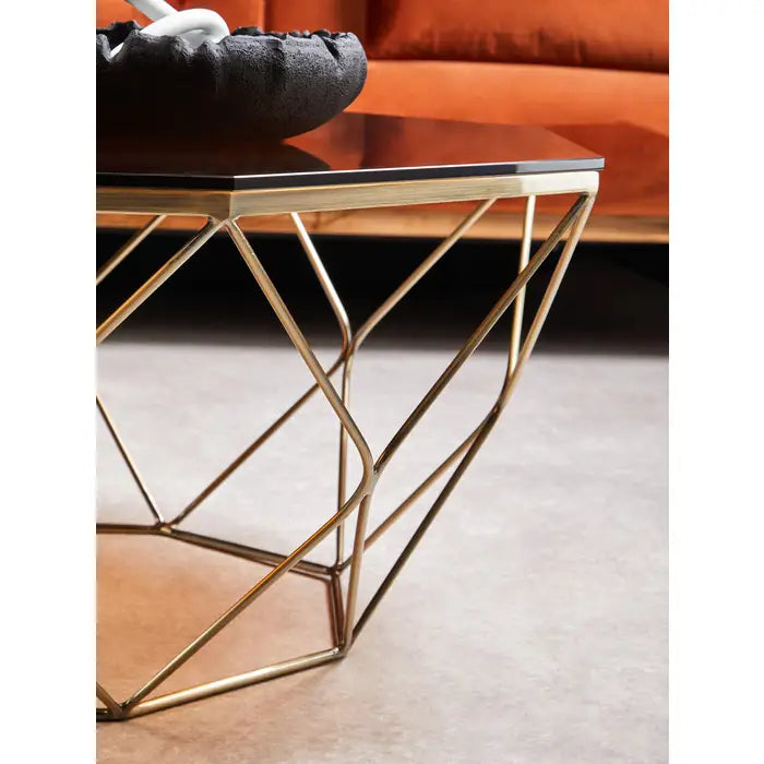 Arise Brushed Bronze Tapered Coffee Table