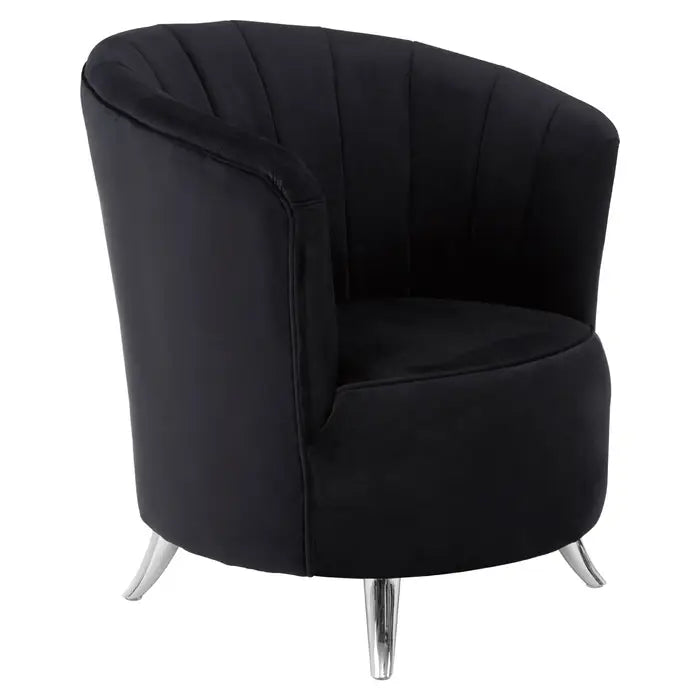 Mota Black Tub Chair
