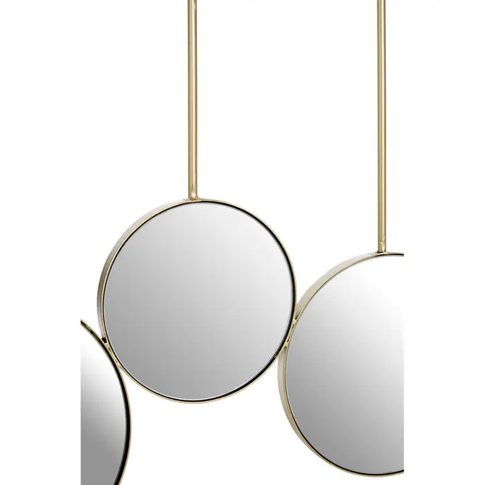 Trasio Wall Mirror with Gold Finish Frame