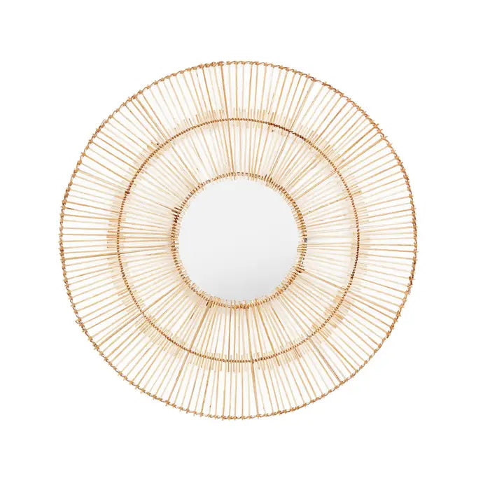 Banim Natural Rattan Wall Mirror