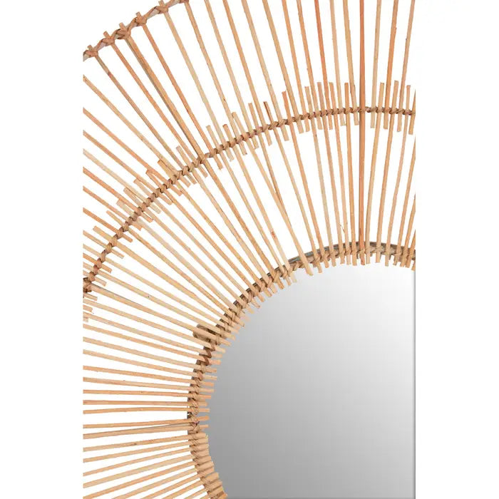 Banim Natural Rattan Wall Mirror