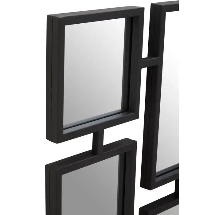 Belton Black Multi Frame Mirror