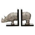 Knowles Set of 2 Rhino Bookends