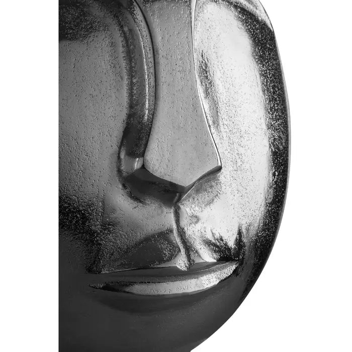 Visca Small Silver Finish Round Vase