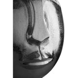 Visca Small Silver Finish Round Vase