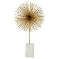 Merino Gold Finish Starburst Sculpture