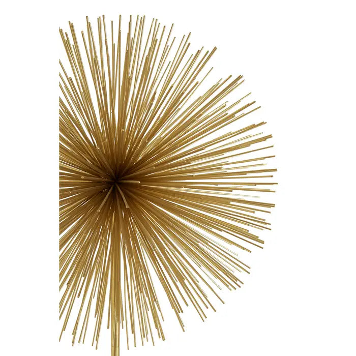 Merino Gold Finish Starburst Sculpture