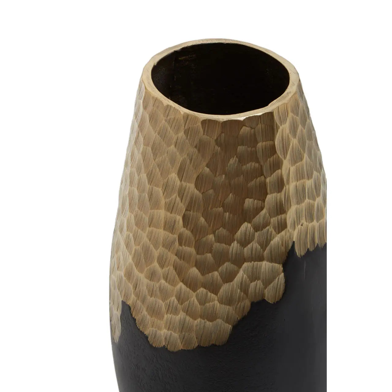 Dallas Small Black and Gold Vase