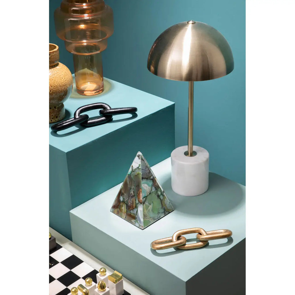 Prince Small Gold Aluminium Chain Sculpture