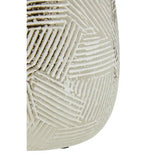 Honna Small White Silver Ceramic Planter