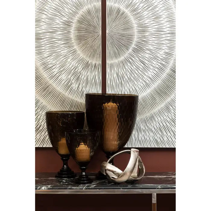Prince Silver Finish Knot Sculpture