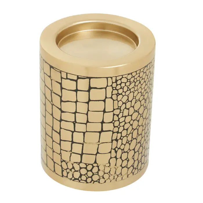 Macho Small Crocodile Pattern Candle Holder