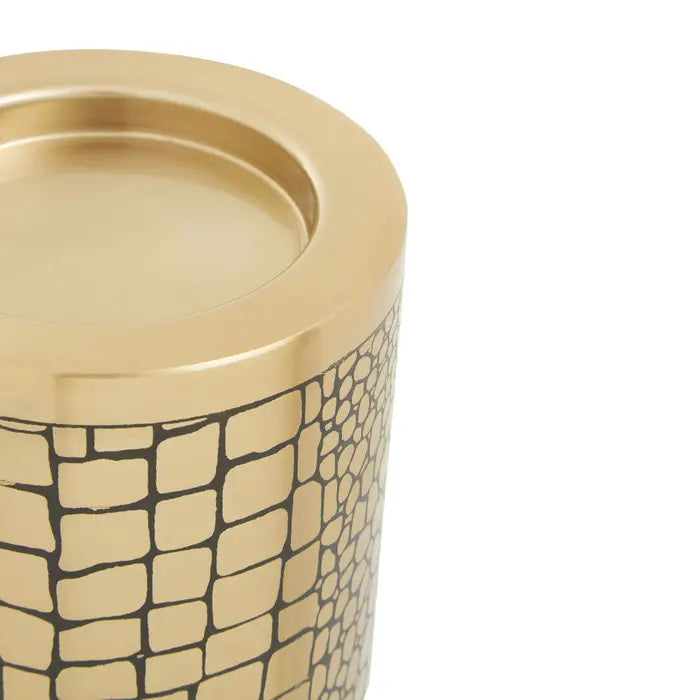 Macho Small Crocodile Pattern Candle Holder