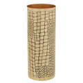 Macho Large Croc Pattern Vase