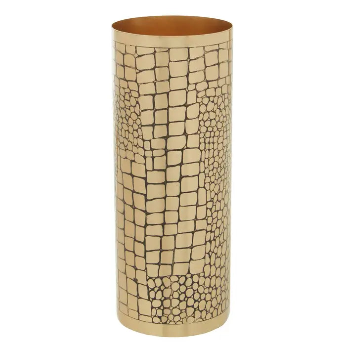 Macho Large Croc Pattern Vase