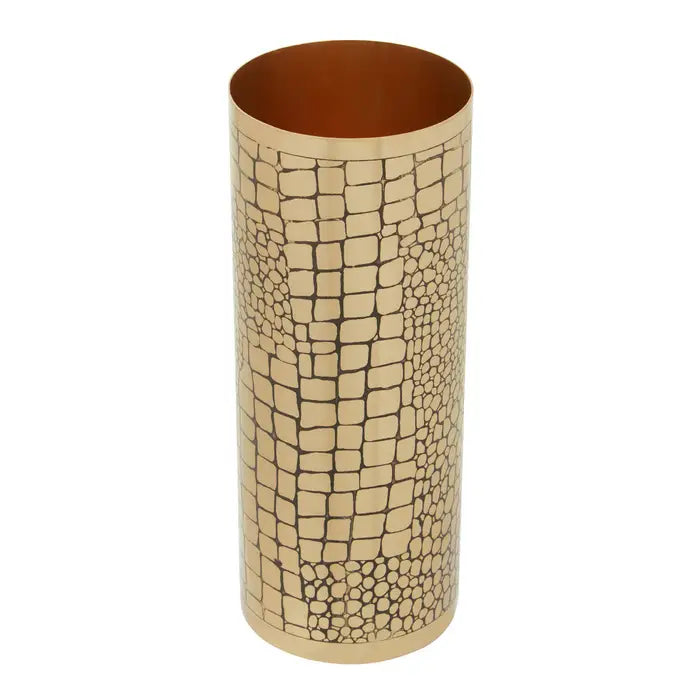 Macho Large Croc Pattern Vase