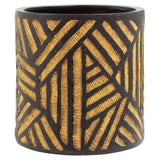 Darnell Natural And Black Planter
