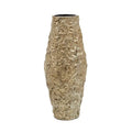 Akita Small Gold Textured Metal Vase