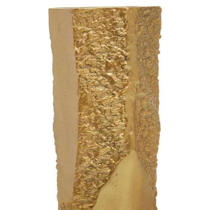 Dacia Small Gold Textured Vase