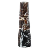 Salmo Black Marble Tapered Vase