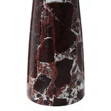 Salmo Red Marble Tapered Vase
