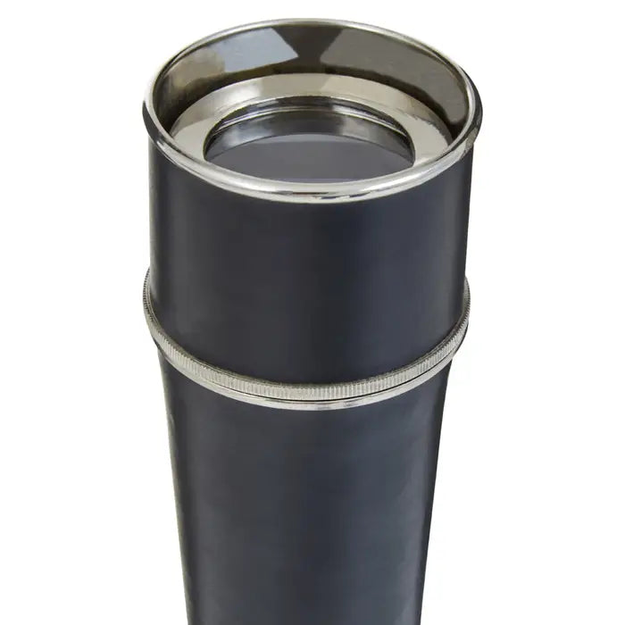 Chestnut Black Leather Effect Telescope