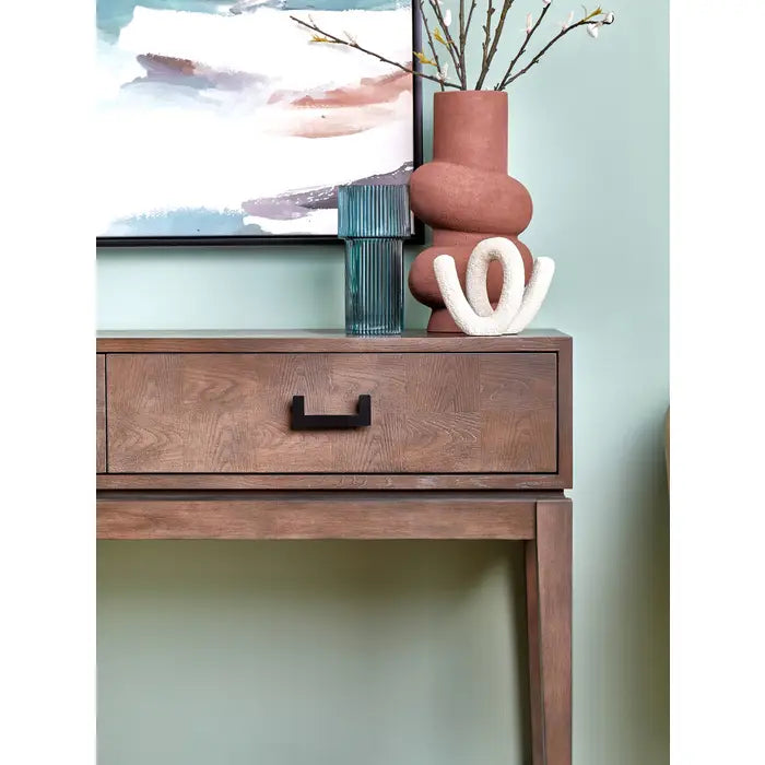 Dima Small Textured White Loop Sculpture