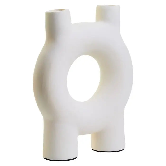 Hasting Small Cream Candle Holder