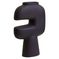Hale Abstract Small Black Vase