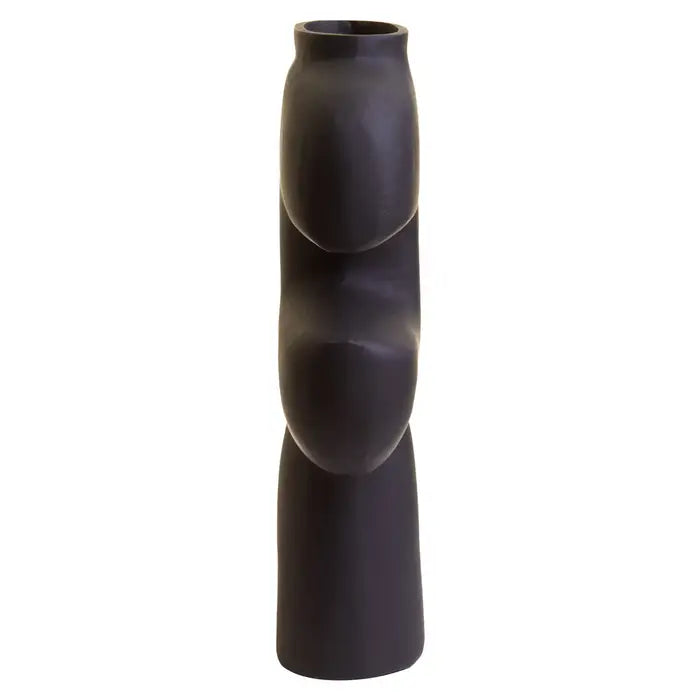 Hale Abstract Small Black Vase