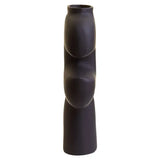 Hapax Abstract Small Black Vase