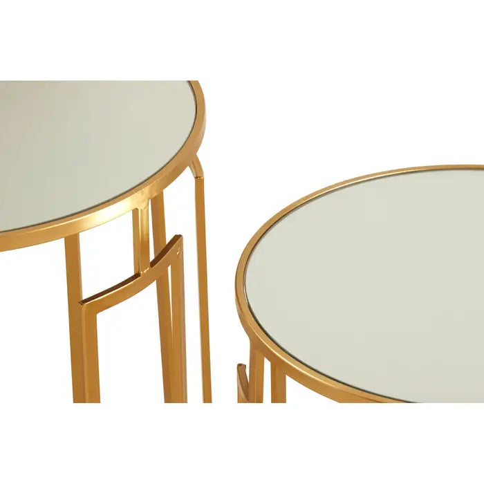 Atlantis Set Of 2 Top Round Side Tables
