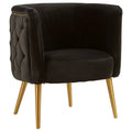 Monaco Black Tub Chair