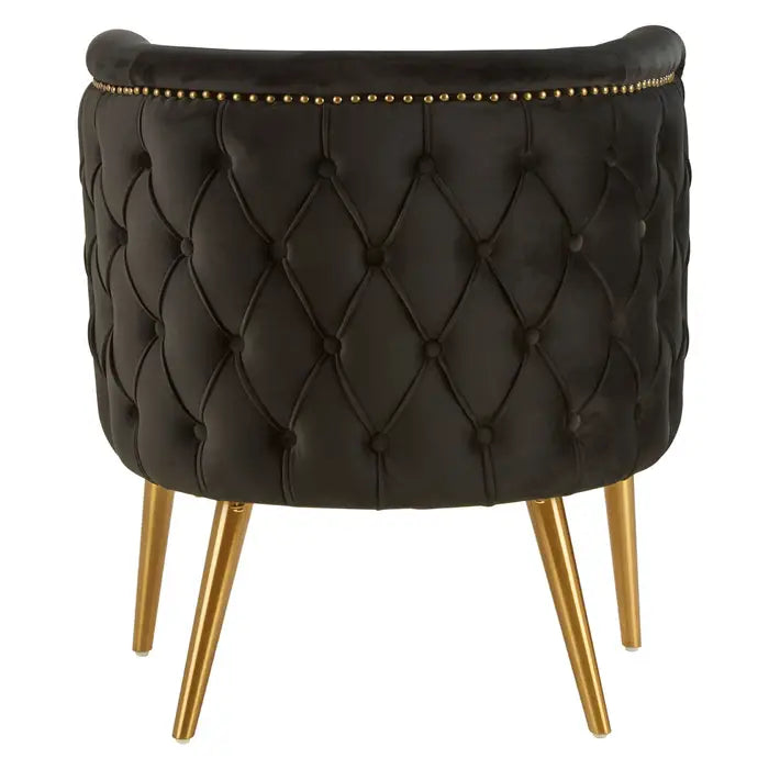 Monaco Black Tub Chair