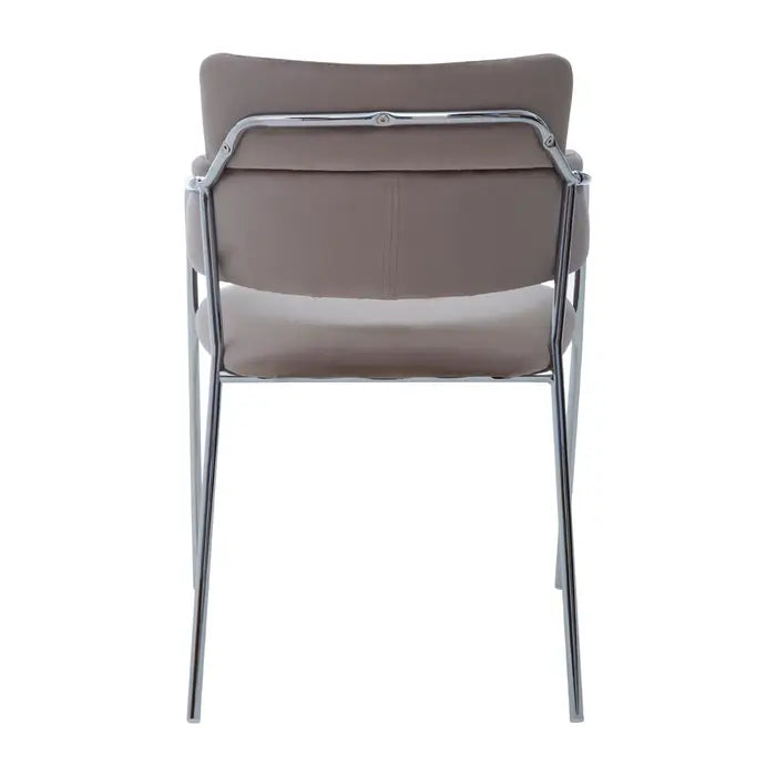 Tanzania Mink Velvet Dining Chair