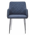 Tamzin Dark Grey And Chrome Dining Chair