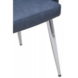 Tamzin Dark Grey And Chrome Dining Chair